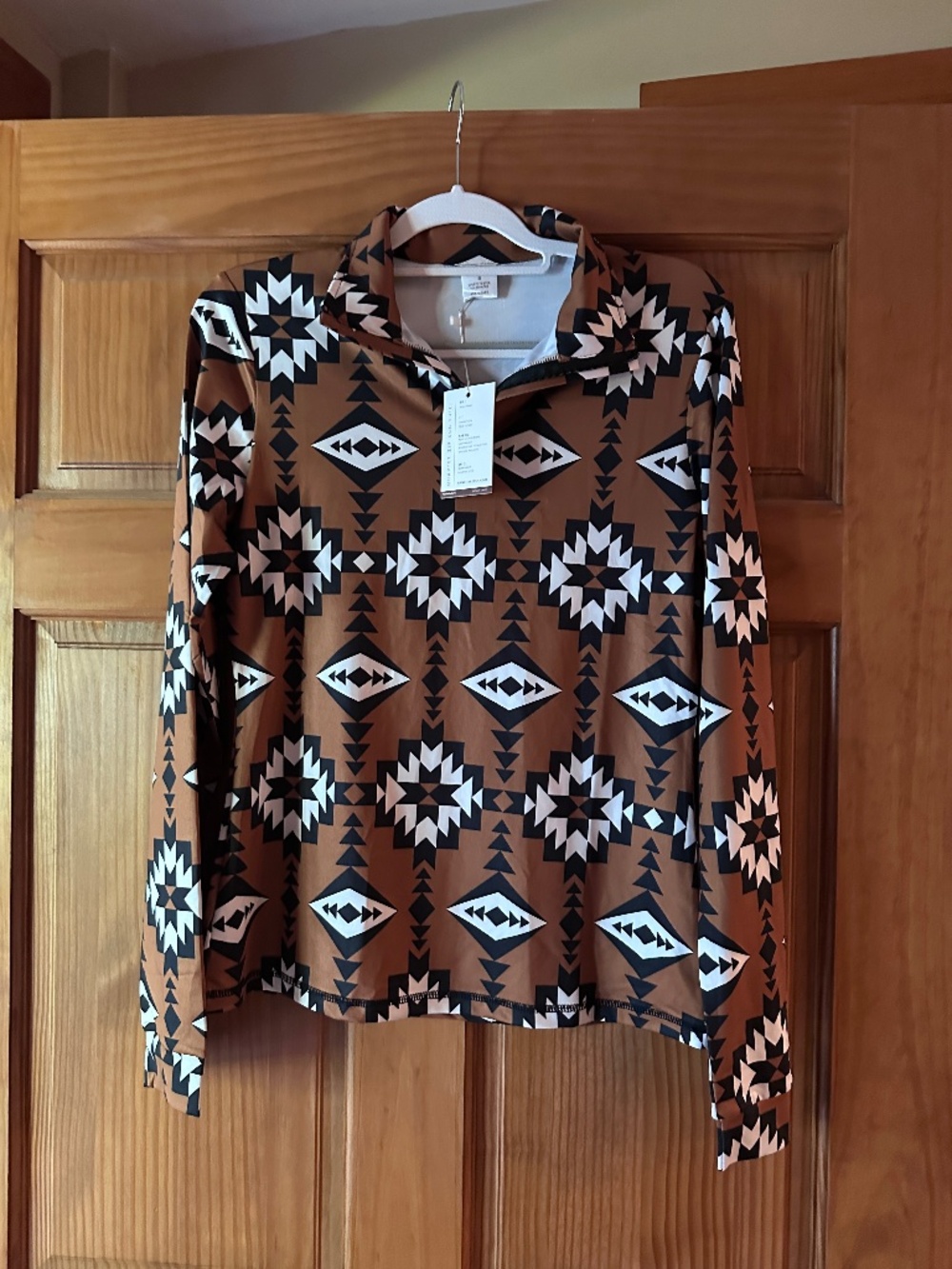 Ranch Dress'N quarter zip top S